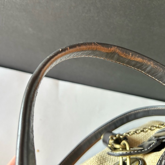 Stylish Tan and Black Women's Handbag - Picture 9 of 12